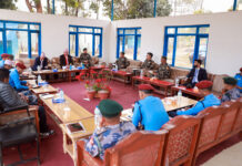 प्राकृतिक प्रकोपको जोखिम न्यूनीकरण र आकस्मिक उद्धारबारे छलफल