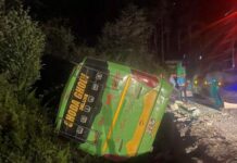 काठमाण्डौवाट वेनी तर्फ गईरहेको यात्रुवहाक वस दुर्घट्ना, ८ जना घाईते