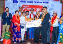 चलचित्र पत्रकारिता पुरस्कारबाट पत्रकार विजय नेपाल पुरस्कृत ,शेरचनलाई सम्मान