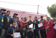 अमलाचौर चापडाँडा भलिबल प्रतियोगिताको उपाधी युनाईटेड किङ्ग क्लबलाई