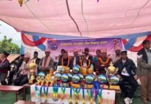 पोखरा १३ आर्वामा अमलाचौर भेट्रान्स भलिवल प्रतियोगिता सुरु
