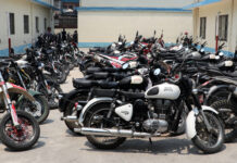 स्वरुप परिवर्तन गरिएका ३५ मोटरसाईकल प्रहरीको नियन्त्रणमा