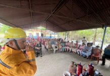 पोखराको लेकसाईडमा आगलागी नियन्त्रण सम्बन्धी अभिमुखीकरण