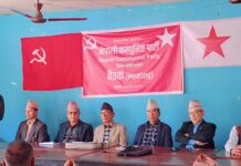 नेपाली कम्युनिष्ट पार्टिले मंसीर १४ गते पोखरामा सन्देश सभा गर्ने