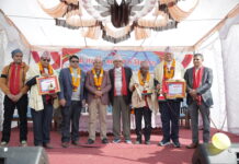 संस्कृत माबिको अभिभावक दिवसका अवसरमा रासस प्रदेश प्रमुख पौडेल सम्मानित